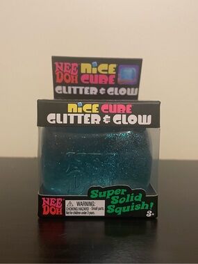 NeeDoh Nice Cube Glitter & Glow